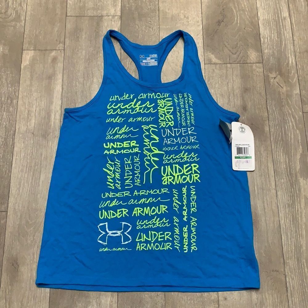 Girls Nwt Under Armour Charged Heatgear Tanktop‎